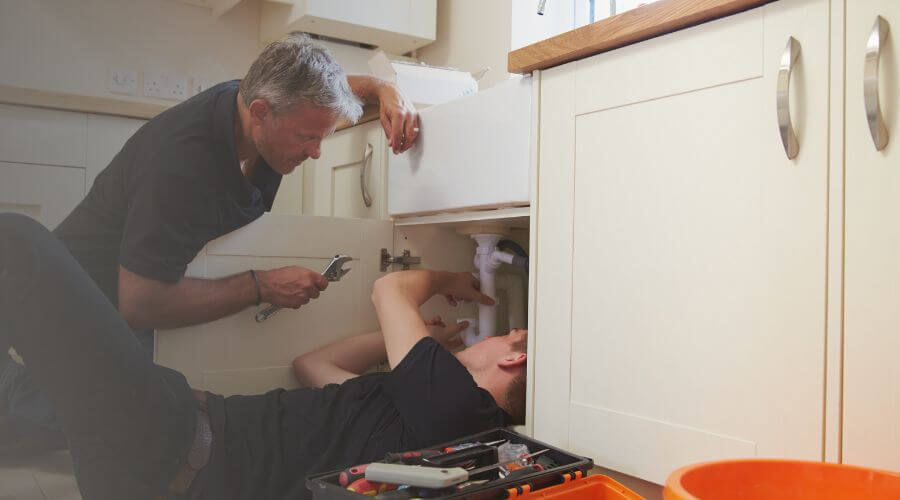 Professional burst pipe repair services in Hayes Center, NE